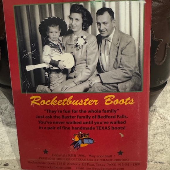 Vintage Rocket Buster Boots Cool Arrows Design - Picture 10 of 10